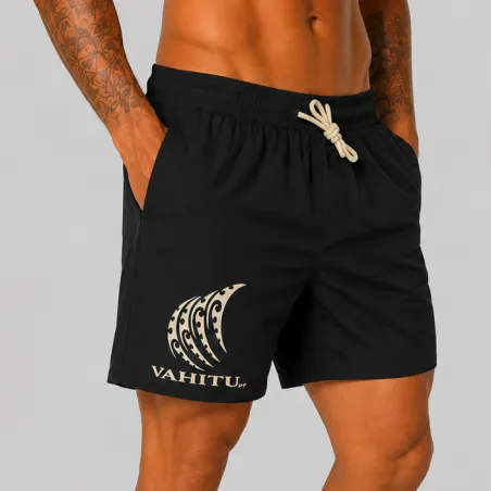 Short de bain homme VAHITU Premium Océan - Confort haut de gamme | Produit Pacifique