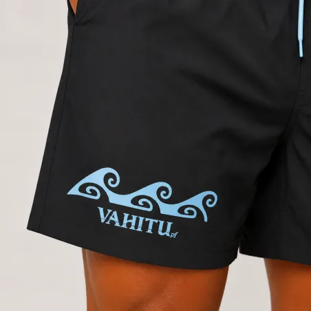 Short de bain homme VAHITU Premium Vague- Confort haut de gamme | Produit Pacifique
