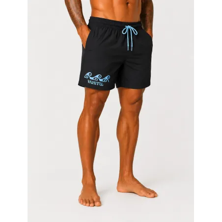 Short de bain homme VAHITU Premium Vague- Confort haut de gamme | Produit Pacifique