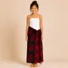 Paréo enfant noir et rouge tortue polynésienne – Motifs poissons et tatouage tribal