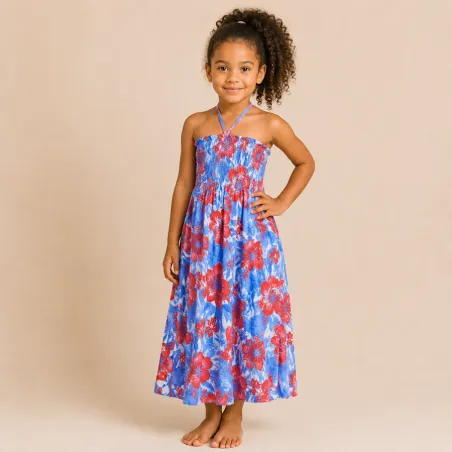 robe enfant jungle multicolor