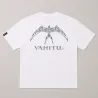 T-shirt Vahitu.pf blanc tatouage oiseaux Polynésien | Produit-Pacifique.com