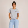 T-shirt Vahitu.pf  couleur gris claire mix Vahitu.pf "dent de requin"- Polynésien | Produit-Pacifique.com