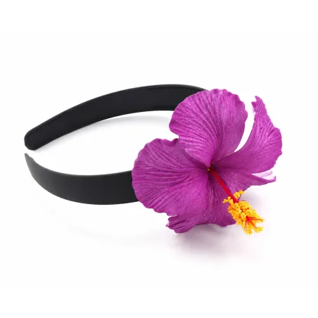 Serre Tête Hibiscus violet