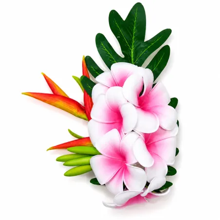 Poara 23 cm - 6 FRANGIPANES roses