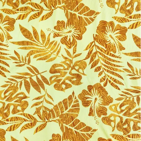 coupon de 1 m de Tissu talomé jaune