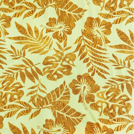 coupon de  1 m de Tissu talomé jaune
