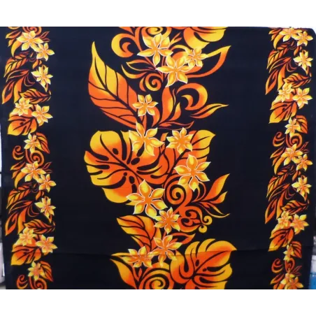 coupon de 0.6 m de Tissu vairao orange