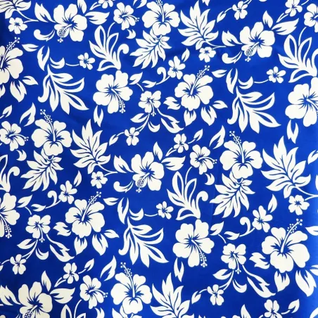 coupon de 1.40 m de Tissu noir frangipane forest