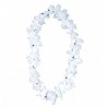 Par 100, Collier hawaïen de fleurs Honolulu - Blanc