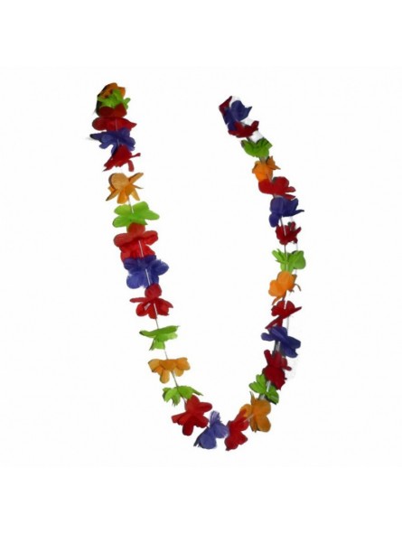 colliers de fleurs premier prix, pas cher par lot de 10