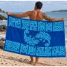 Paréo bleu Double Caméléon