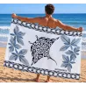 Paréo blanc Tatouage Raie Manta