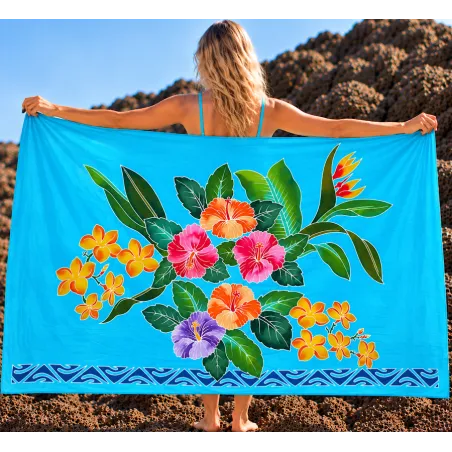 Paréo turquoise borae tattoo