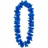 Collier de Fleurs Hawaïen Bleu – Collier Lei Exotique X100