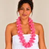 Collier de fleurs roses – Collier hawaïen par 100
