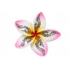 Barrette fleurs rose tattoo