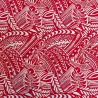 coupon de 1.20  m de TISSU rouge blanc tatouage