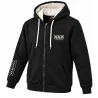 Sweat-shirt noir à capuche VAHITU – Motifs marquisiens - oiseau
