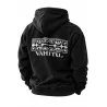 Sweat-shirt noir VAHITU – Tatouage polynésien lézards