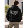 Sweat-shirt noir VAHITU – Tatouage polynésien lézards
