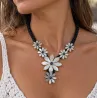 Collier Fleurs de Tiaré en Nacre – Bijou Exotique