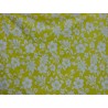 TISSU HIBISCUS JAUNE ET BLANC BEST SELLER
