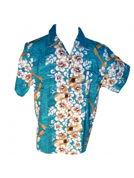 Chemise Hawaïenne Yukulélé Chemise Hawaïenne Yukulélé