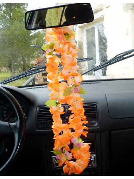 Colliers de fleurs luxe avec petites feuilles 