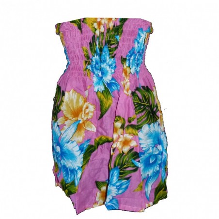 robe bustier Hawaï enfant