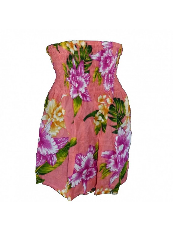 robe bustier Hawaï enfant