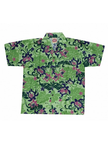 Chemise hawaïenne tortue enfant 