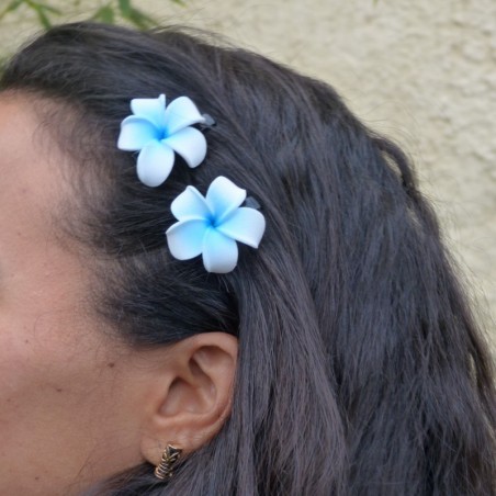 Mini barrette à cheveux frangipane