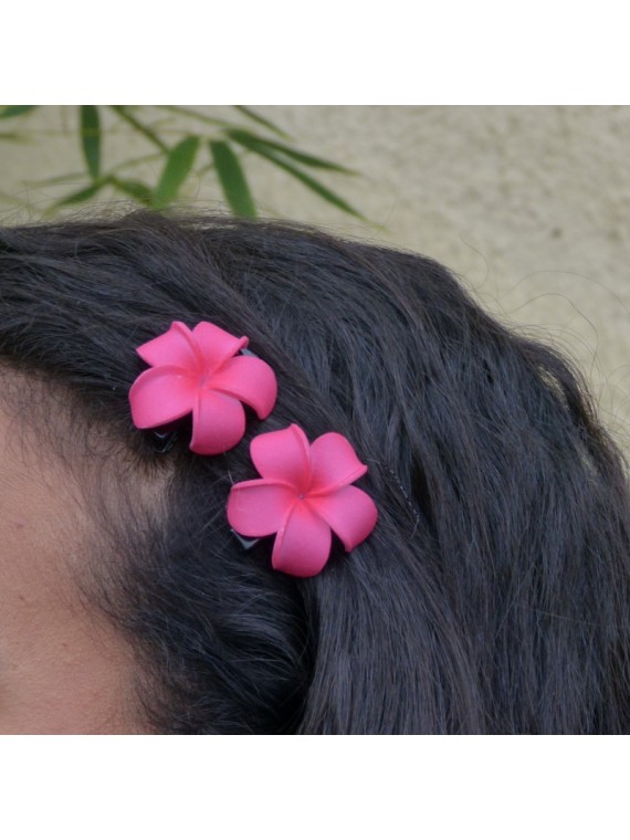 Mini barrette à cheveux frangipane