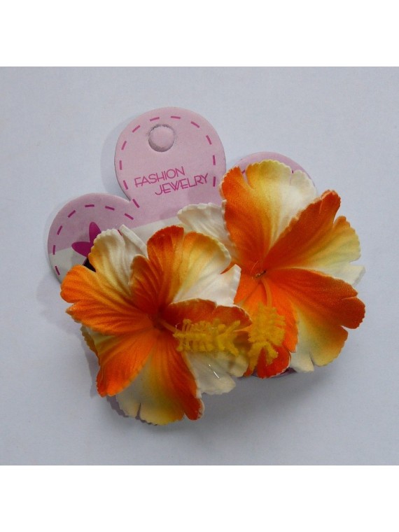 Mini barrette à cheveux hibiscus