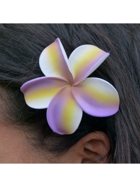 Barrette à cheveux frangipane