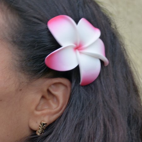 Barrette à cheveux frangipane