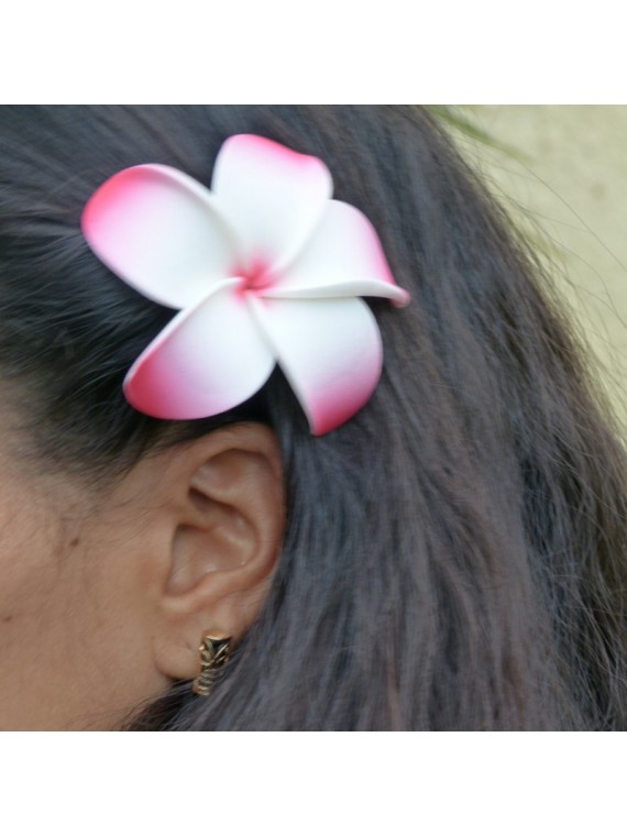 Barrette à cheveux frangipane