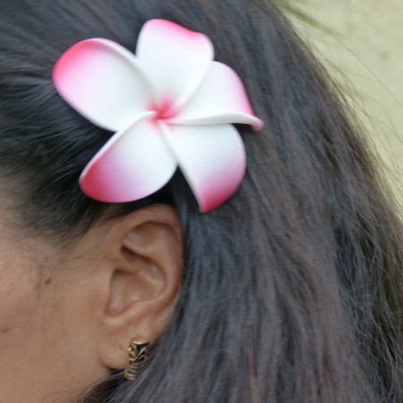 Barrette à cheveux frangipane