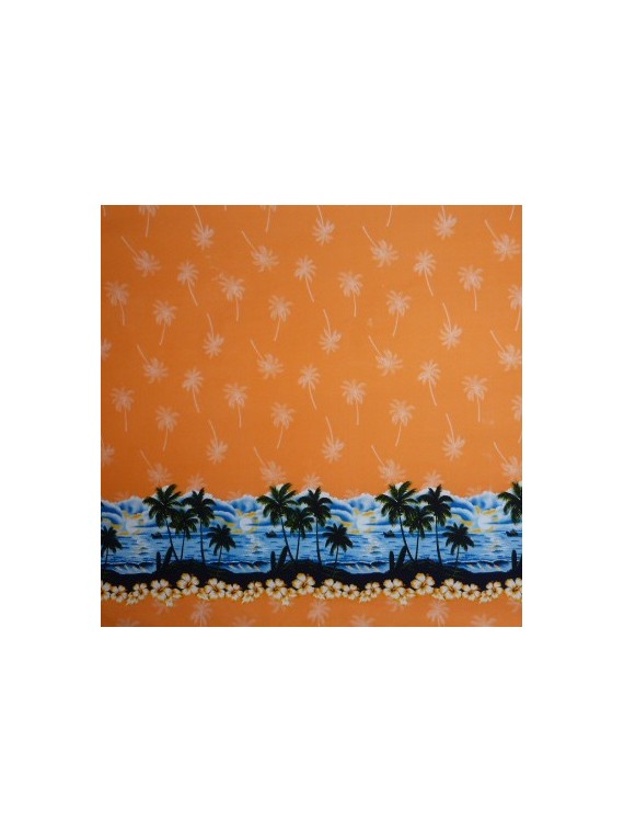 Tissu coton PALM BEACH