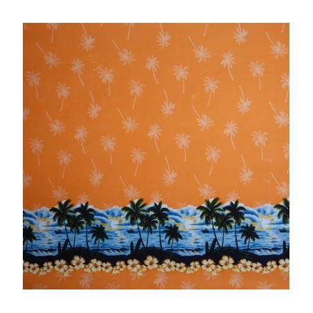 Tissu coton PALM BEACH