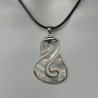 Collier Hameçon en nacre 