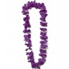 Collier hawaïen de fleurs Honolulu - Violet