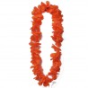 Par 100, Collier hawaïen de fleurs Honolulu - Orange