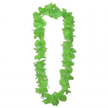 Par 10, Collier hawaïen de fleurs Honolulu - Vert