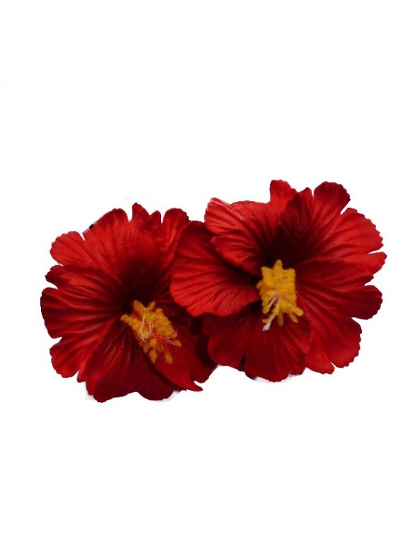 Mini barrette à cheveux hibiscus