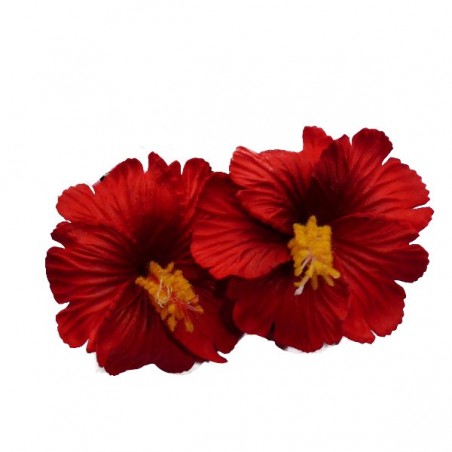 Mini barrette à cheveux hibiscus