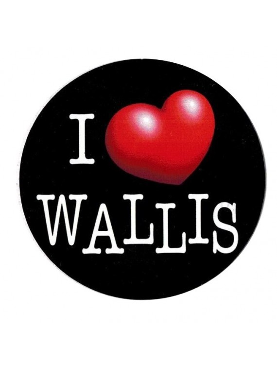 Autocollant I love Wallis