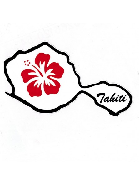 Autocollant Îles de Tahiti 