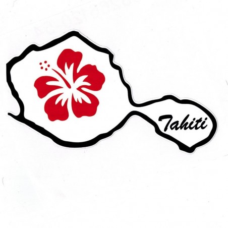 Autocollant Îles de Tahiti 